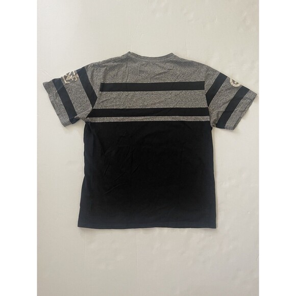 Ecko Unltd Heather Gray Knit Tshirt Short Sleeve 1972 Rhino Striped Mens Medium - Picture 6 of 7